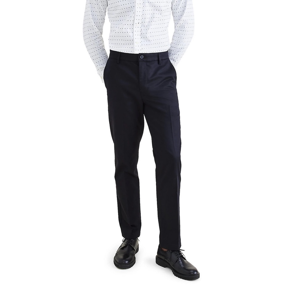 Dockers Flat Front Black Dress Pants 34x29 - Picture 2 of 10